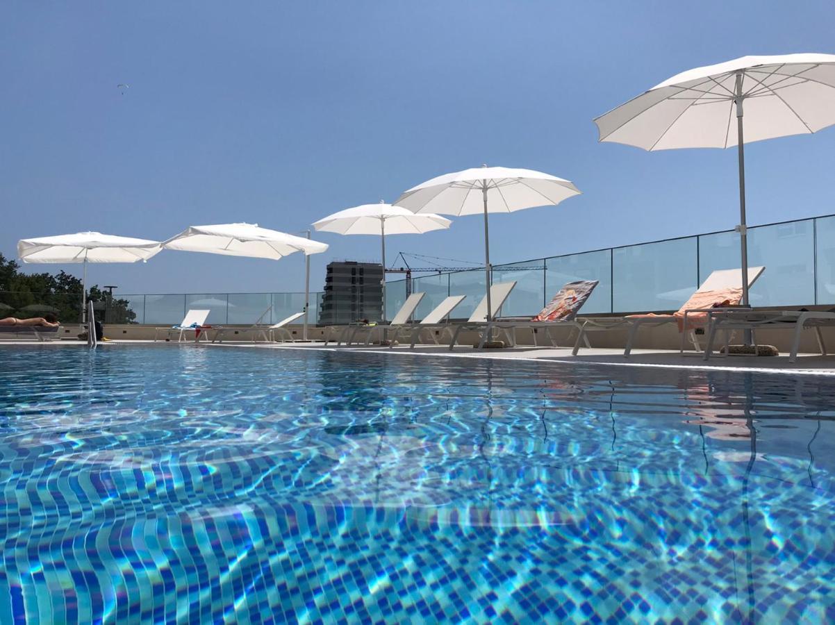Comfort Studio With Sea View And Swimming Pool Bečići Exterior foto